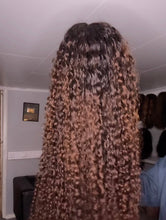 Load image into Gallery viewer, 36 Inches Ready to Wear Closure Human Hair wig with highlights

