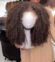 Load image into Gallery viewer, Natural looking 7x5 lace HD with natural looking hairline Human Hair wig
