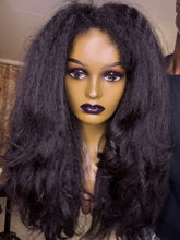 Load image into Gallery viewer, Very Natural Raw Human Hair Kinky with 4c Baby Hairs HD Lace 5x5 Closure layers
