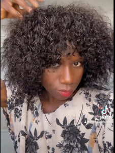 Bang wig - everyday human hair wig