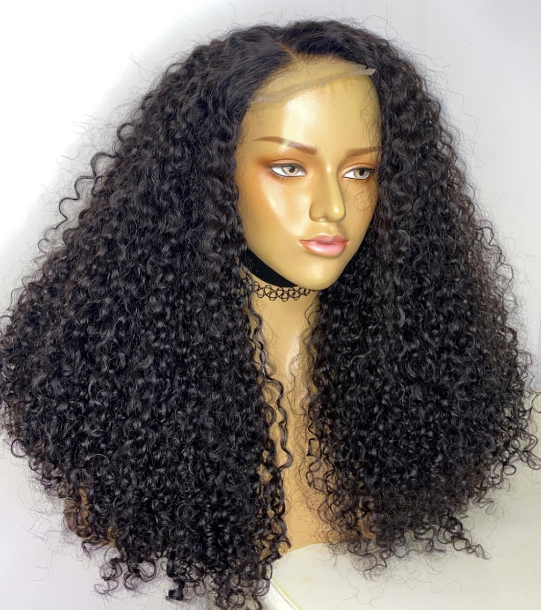 Very Full Super double drown Handmade Lace Closure Wig
