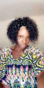PEXIE Cut 4x4 Lace Closure Simple Bob Human Hair Wig