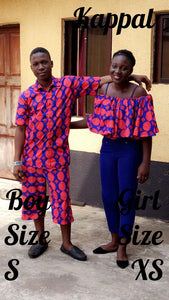 African Native Outfit For Children