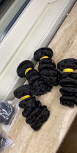 Load and play video in Gallery viewer, Deep Curls hair bundles 3 - With a closure or frontal
