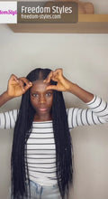 Load and play video in Gallery viewer, Glueless Closure Braided Wig
