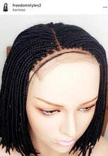 Load image into Gallery viewer, Simple Bob Braids Wig (Handmade Wig)
