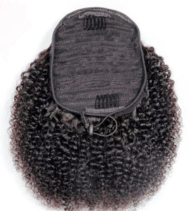 Ponytail Drawstring Natural Looking Human Hair