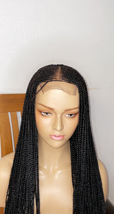 Glueless Closure Braided Wig