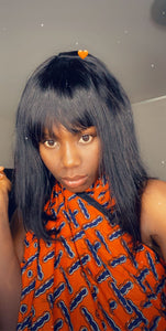 Easy To Style Human Hair Wig / Ready To Ship Wig