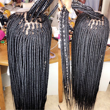 Load image into Gallery viewer, Medium Size Box Braids Wig ((Handmade))
