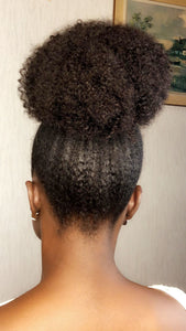 Ponytail Drawstring Natural Looking Human Hair