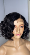 Load image into Gallery viewer, Wave Curls Closure Handmade Human Hair Wig

