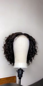 Handmade Lace Closure Curly Human Hair Handmade Wig