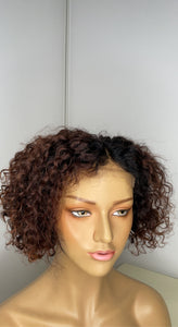 Color Closure Human Hair Wig / Ready To Ship Wig