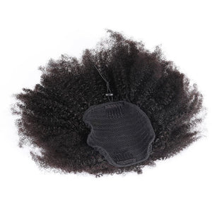 Ponytail Drawstring Natural Looking Human Hair