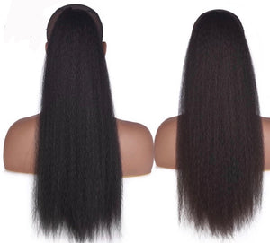 Drawstring Blowout Natural Looking Human Hair