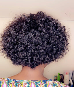 PEXIE Cut 4x4 Lace Closure Simple Bob Human Hair Wig